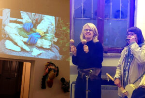 How-to-Video Präsentation, Riesenzucchini mit Silikon, von Christine Kriegerowski Livevertonung mit Tiger